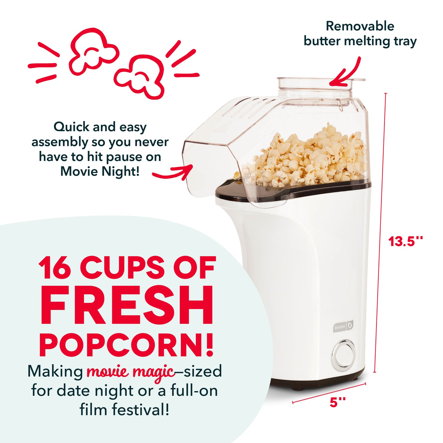 Fresh Pop Popcorn Maker Popcorn Makers Dash   