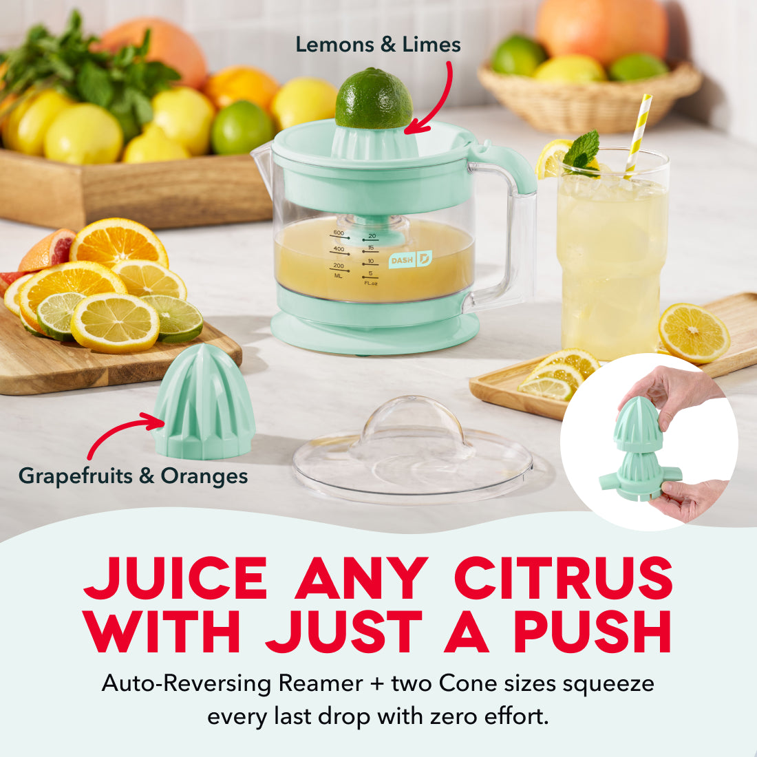 Dual Citrus Juicer Juicers Dash