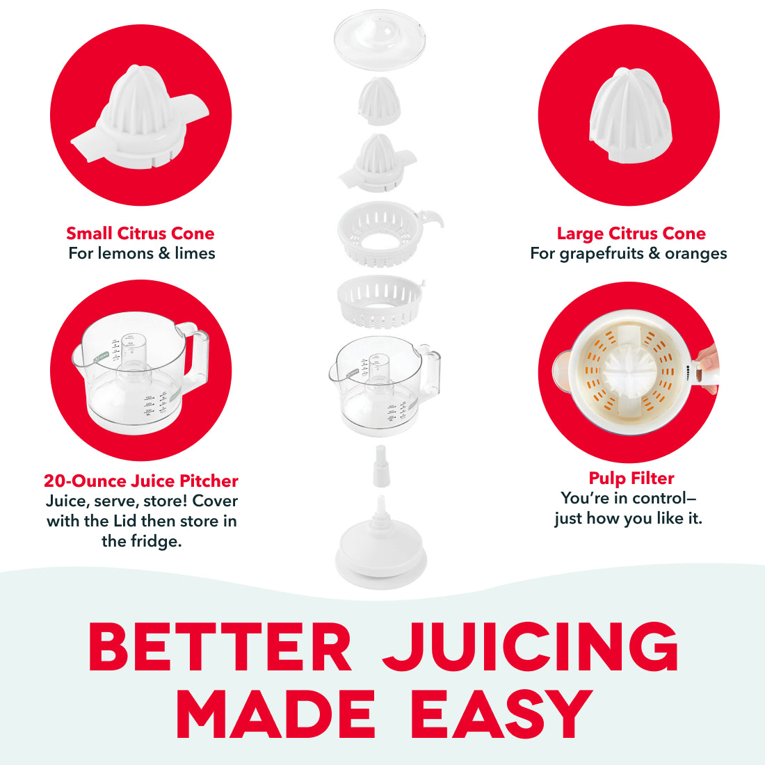 Dual Citrus Juicer Juicers Dash