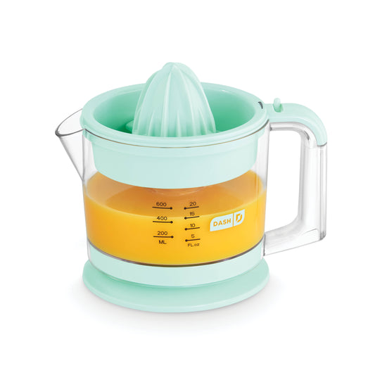 Dual Citrus Juicer Juicers Dash Aqua  