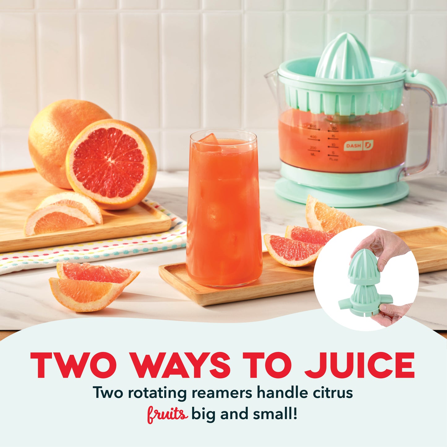 Dual Citrus Juicer Juicers Dash   