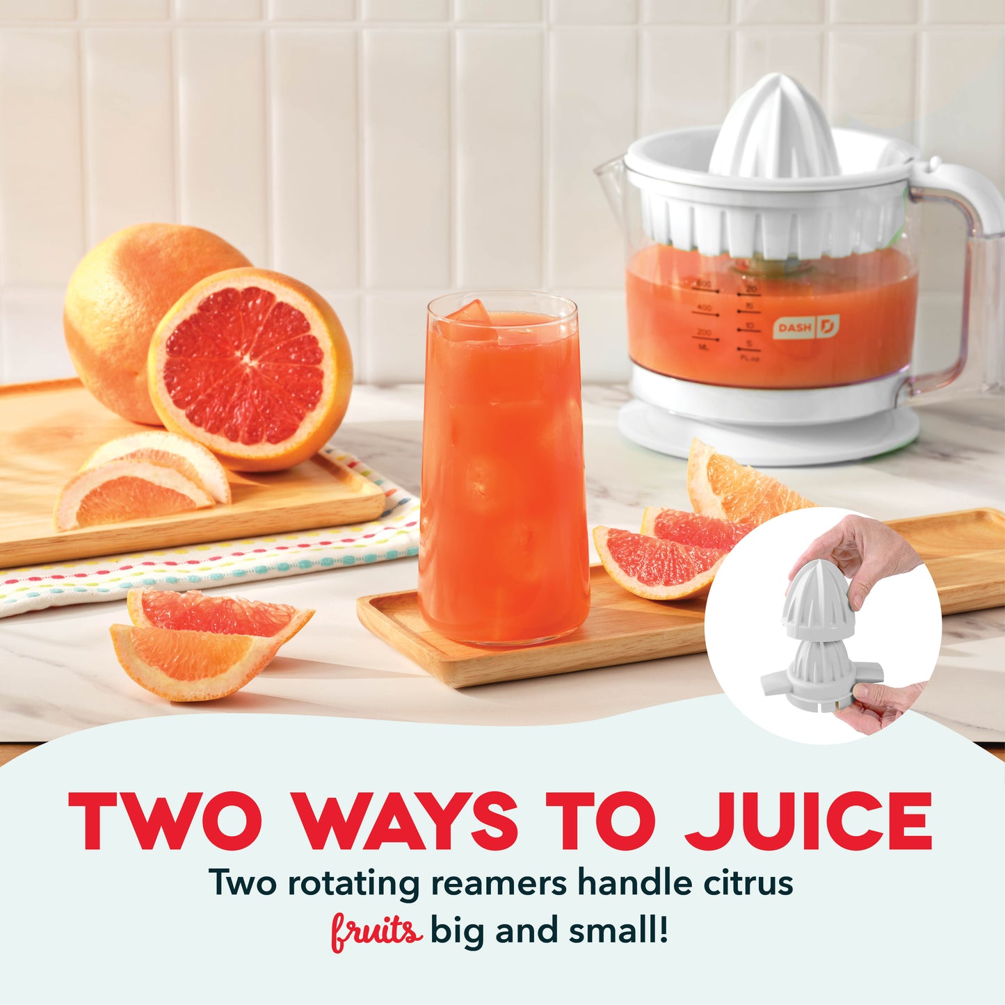 Dual Citrus Juicer Juicers Dash   