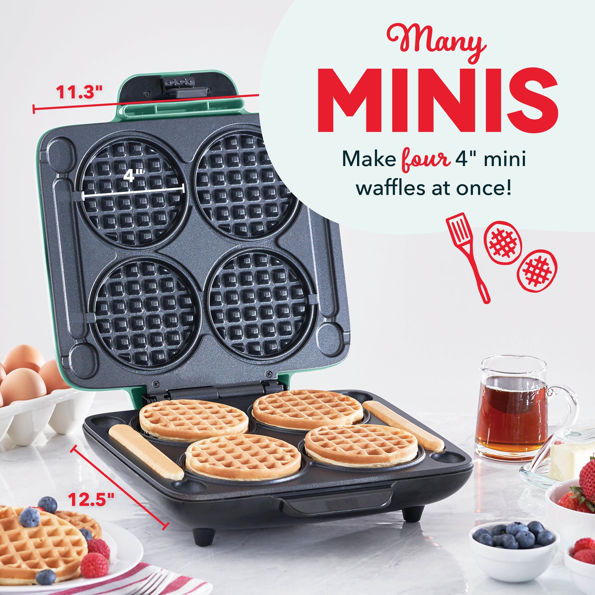 Multi Mini Waffle Maker Waffle Maker Dash   