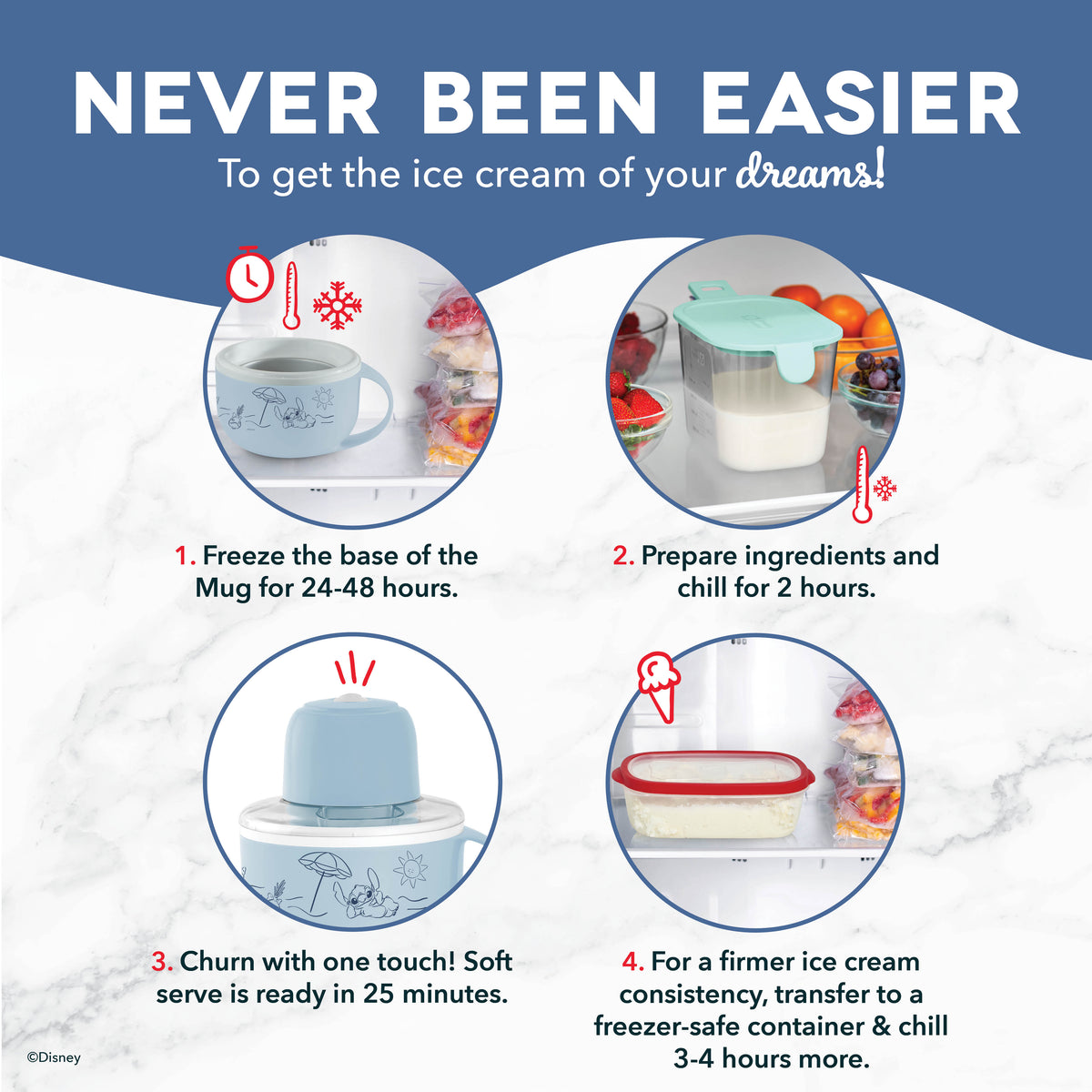 My Mug Ice Cream Maker Ice Cream Makers Disney | Dash