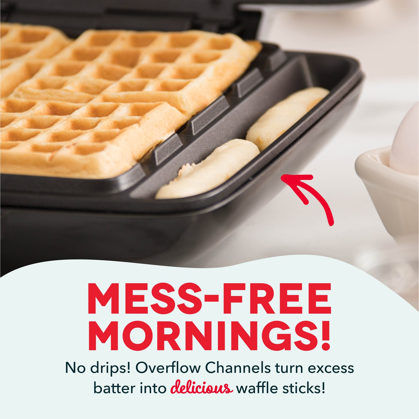 No-Drip Waffle Maker Waffle Maker Dash   