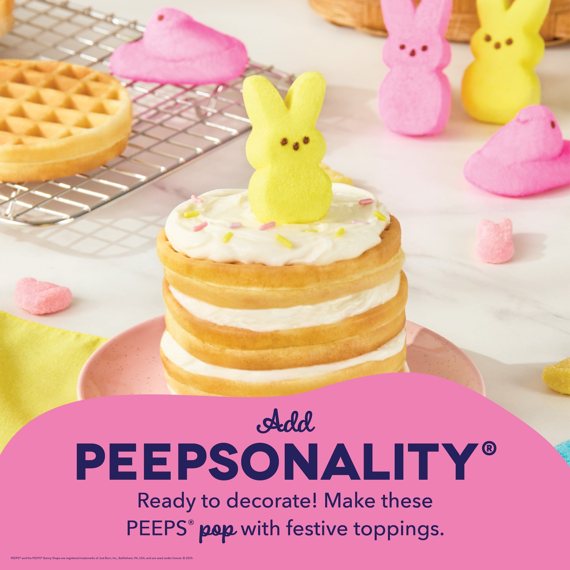 PEEPS® x Dash Mini Waffle Makers Dash