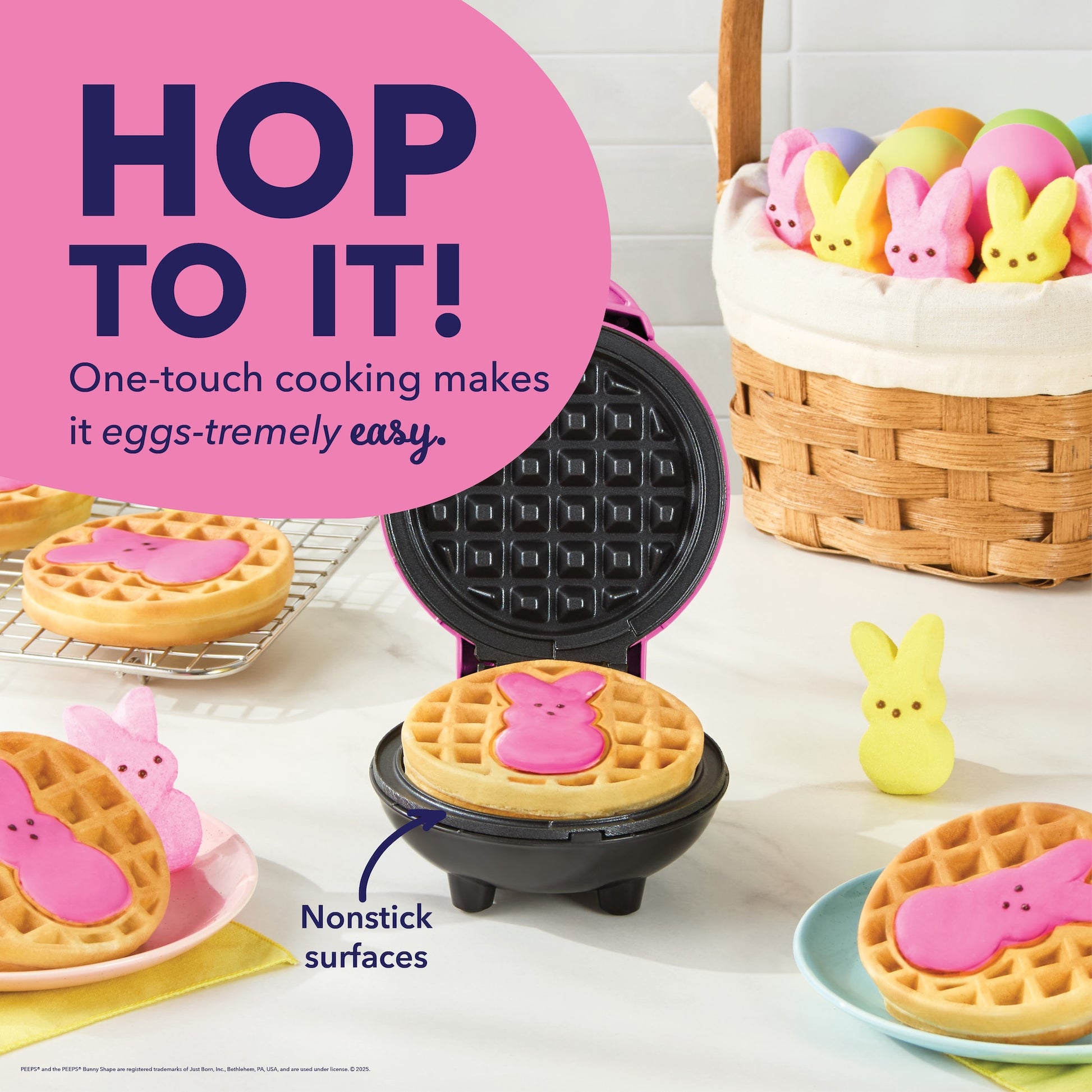 PEEPS® x Dash Mini Waffle Makers Dash