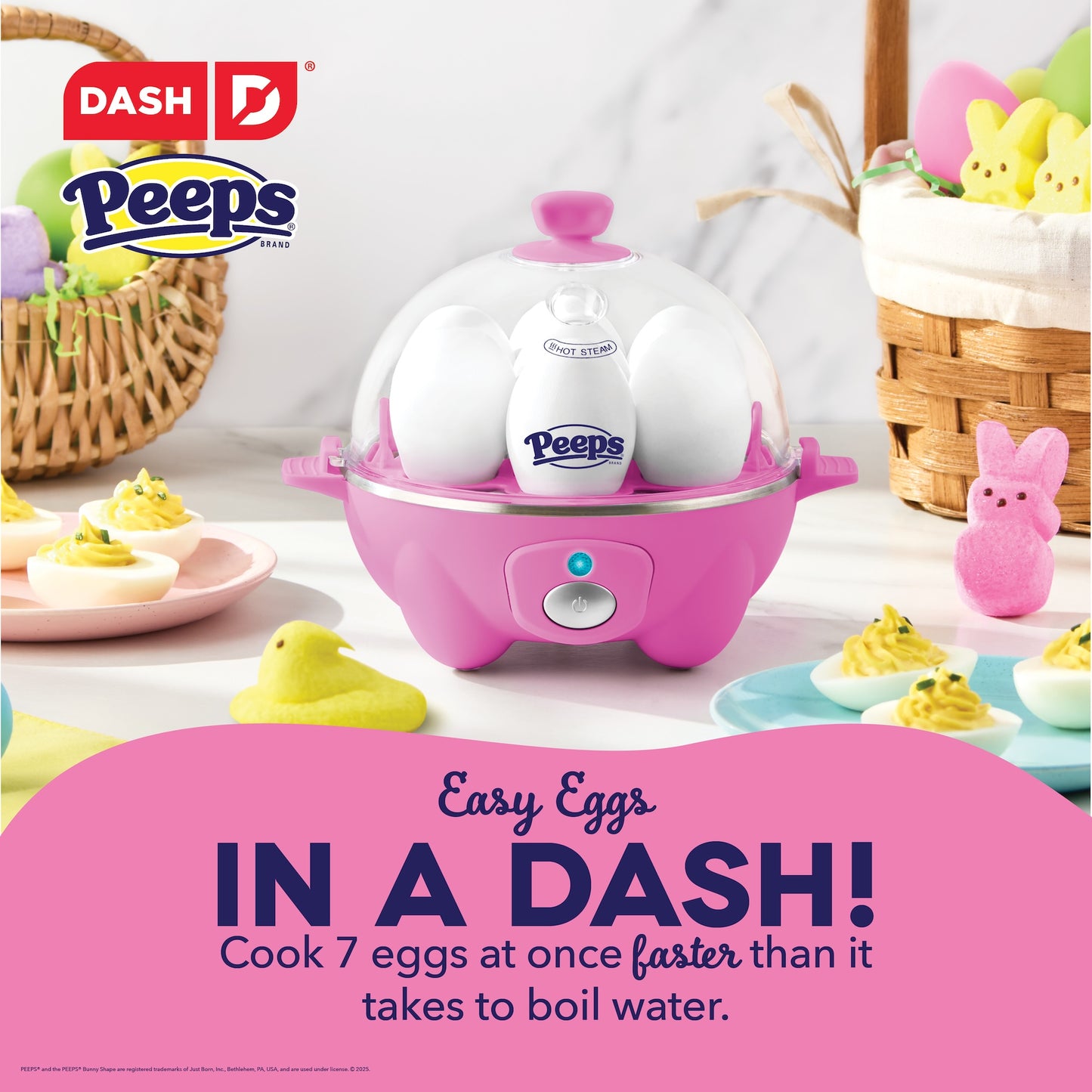 PEEPS® x Dash Egg Cookers Dash