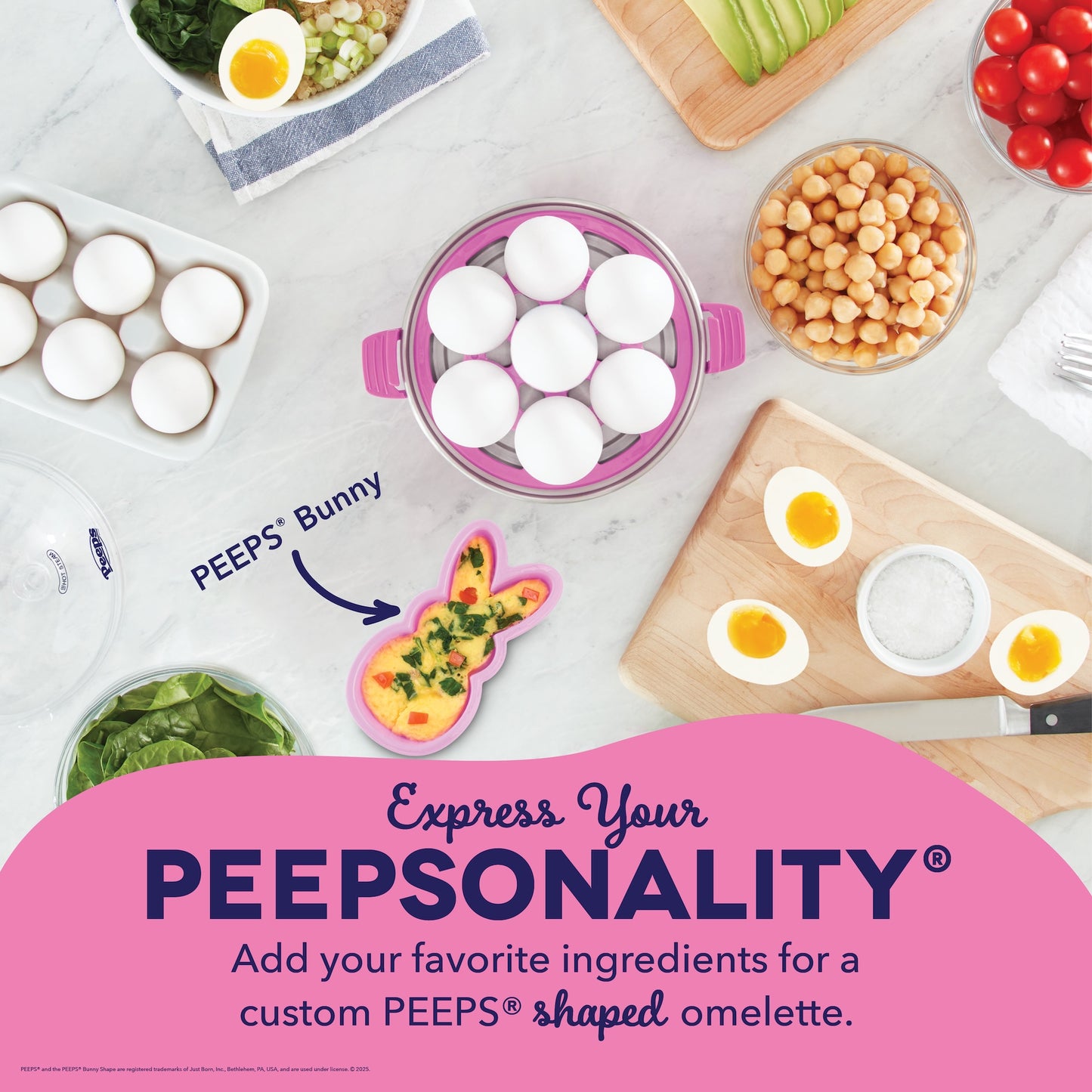 PEEPS® x Dash Egg Cookers Dash