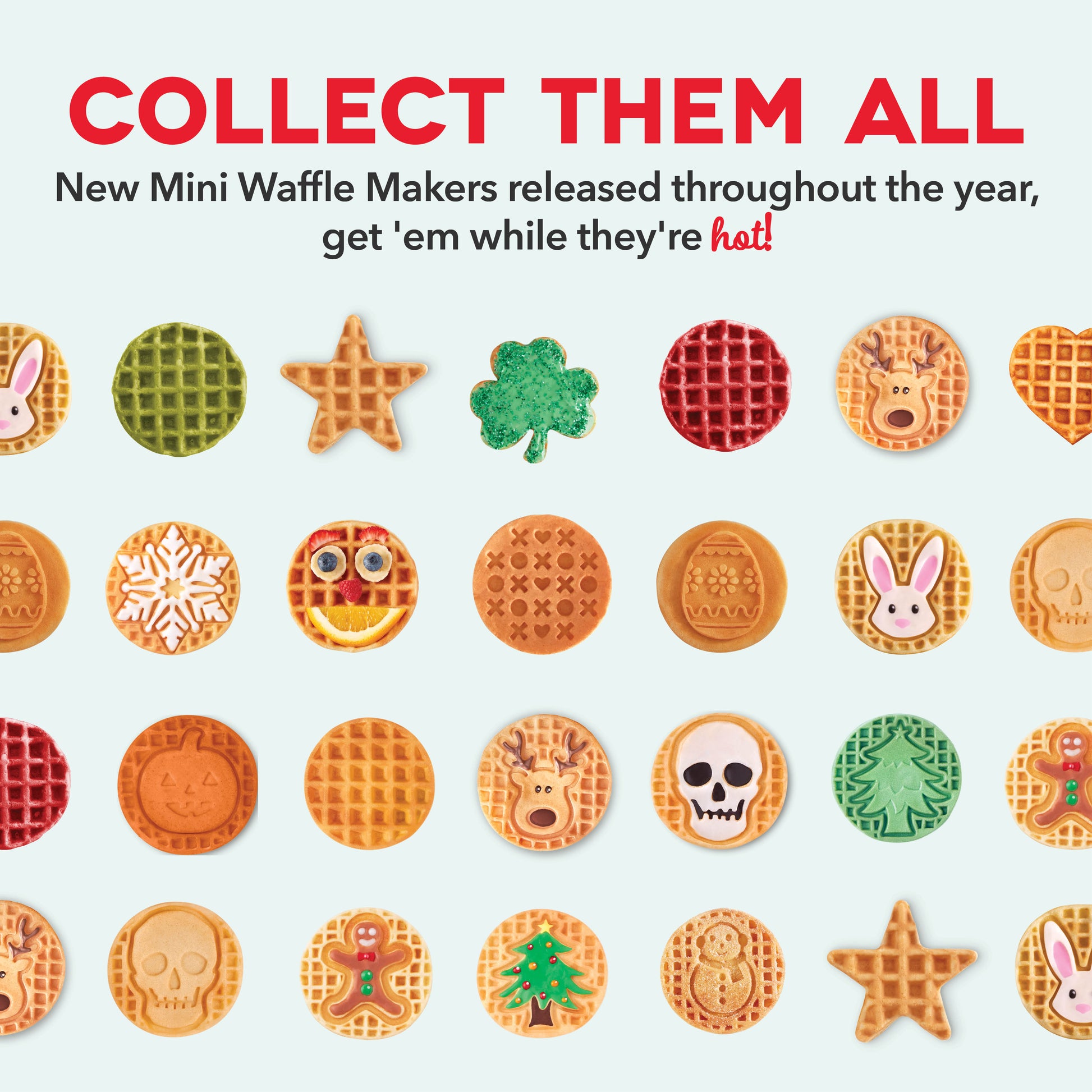 Reindeer Mini Waffle Maker mini makers Dash   