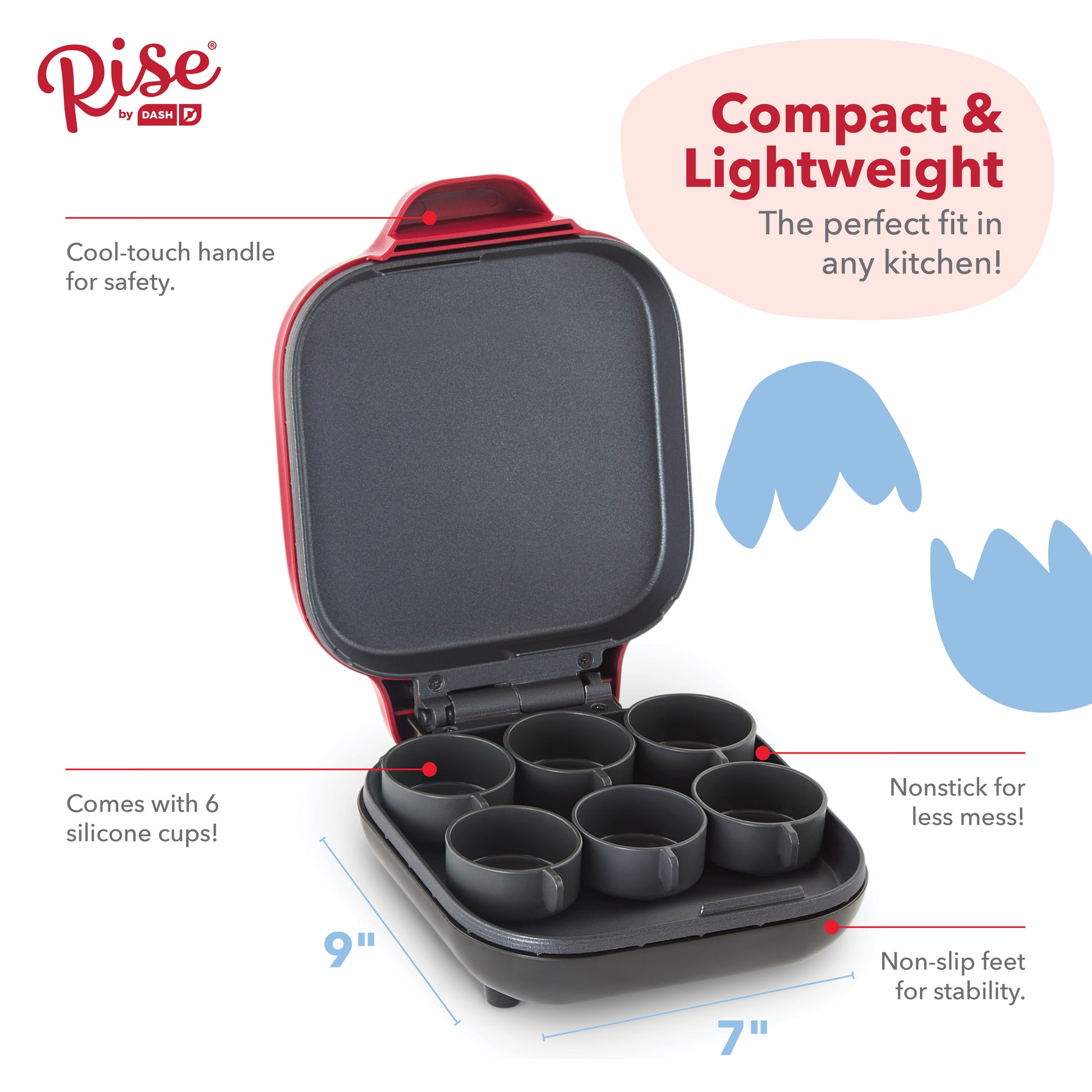 Rise by Dash Egg Bite Maker egg-cookers Rise by Dash   