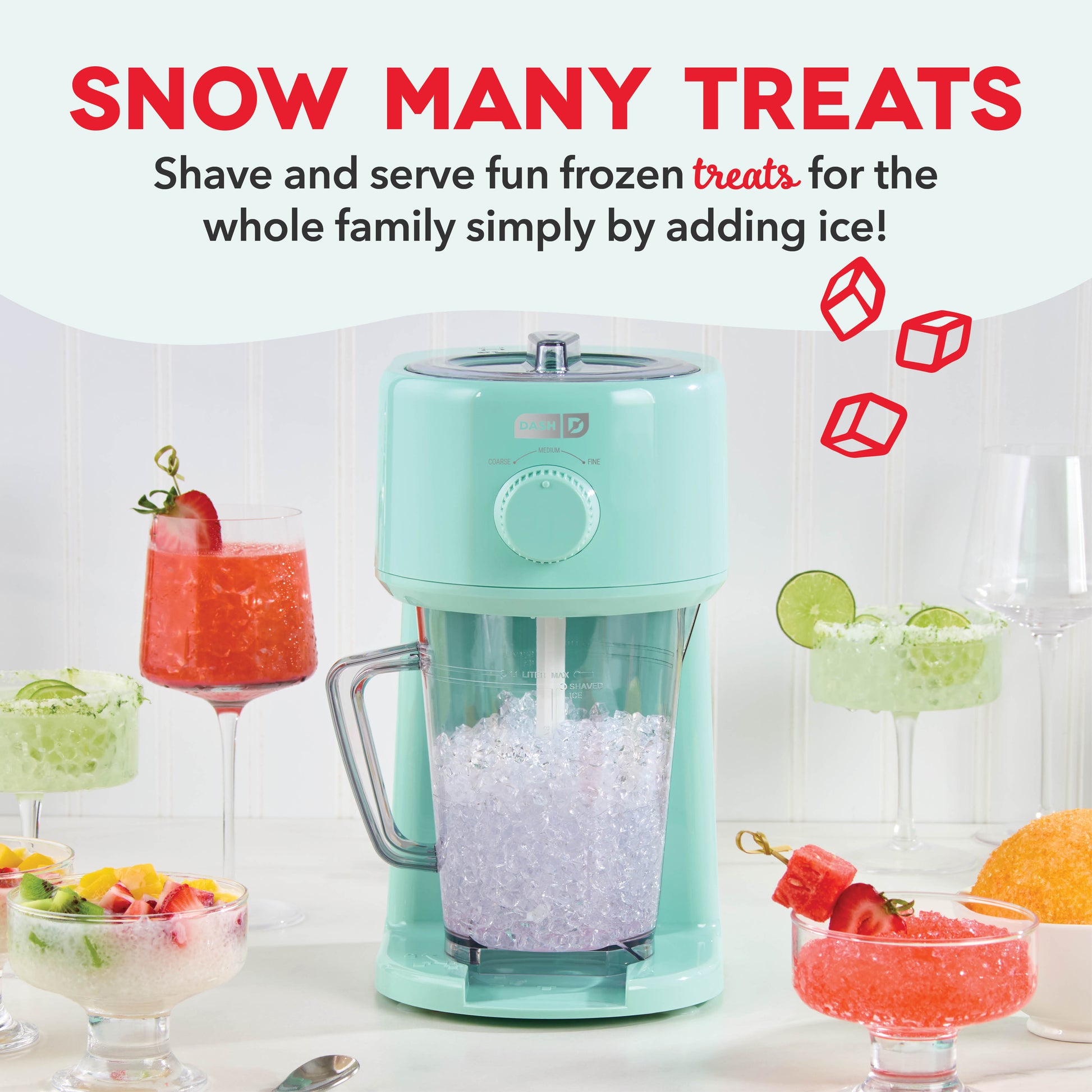 Deluxe Shaved Ice & Slushy Maker Specialty Appliances Dash