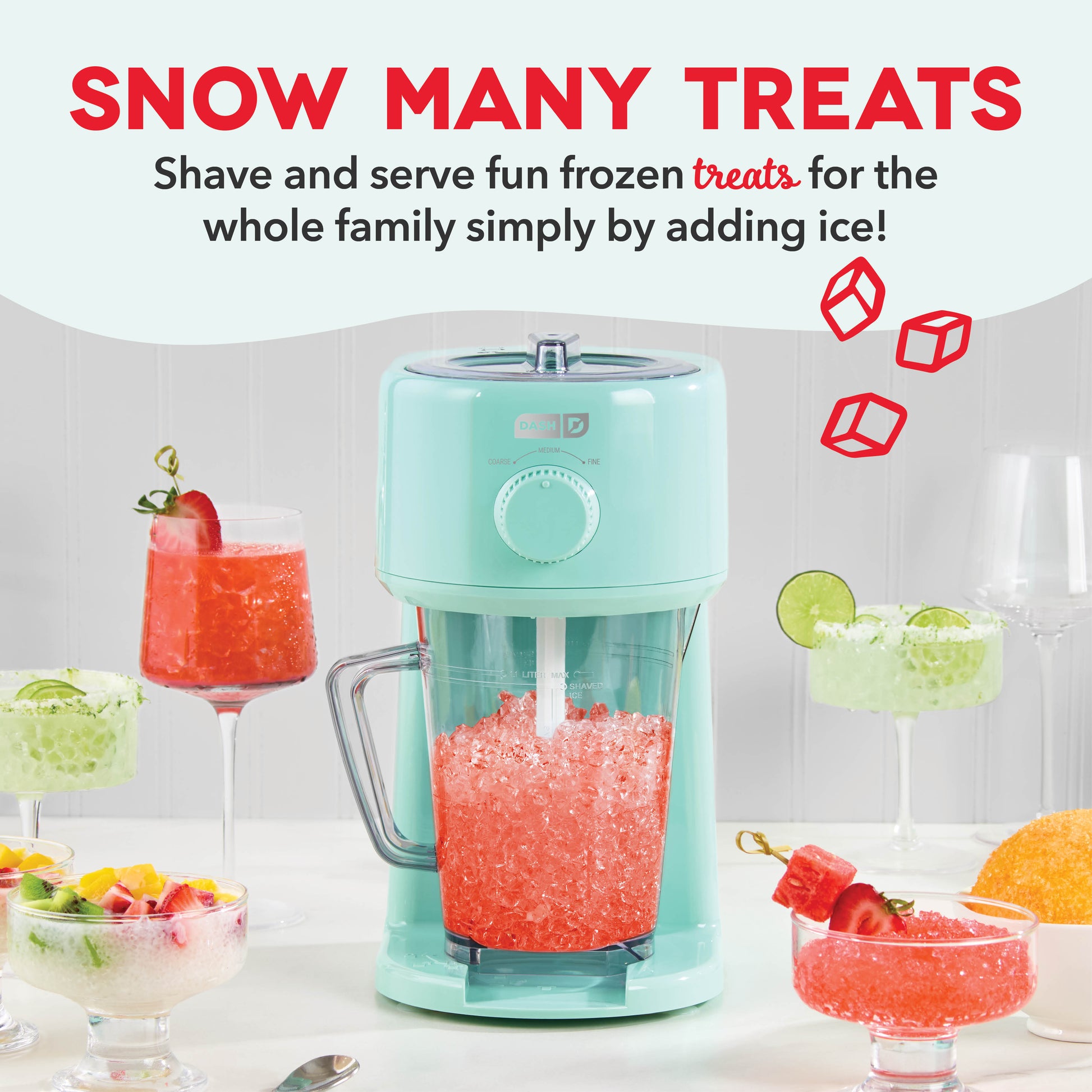 Deluxe Shaved Ice & Slushy Maker Specialty Appliances Dash