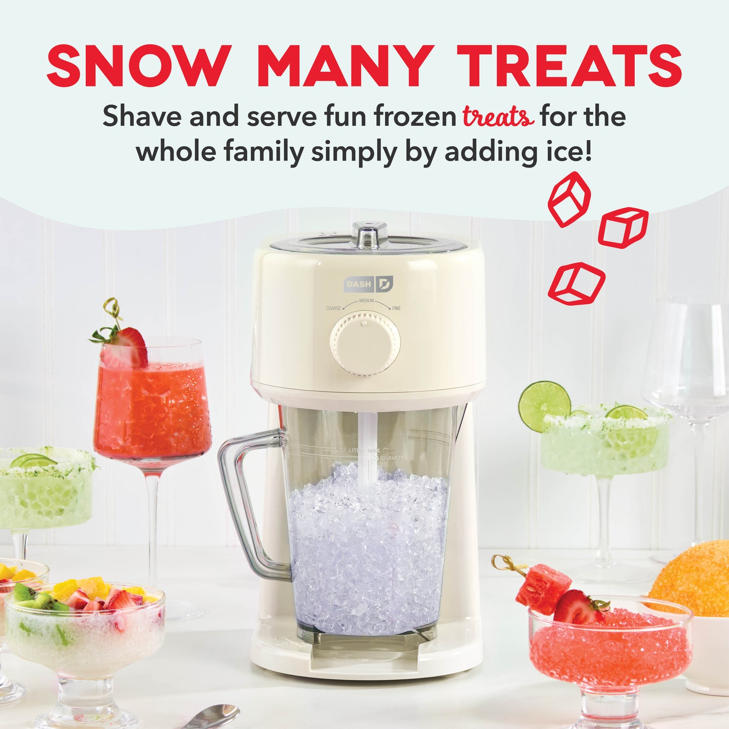 Deluxe Shaved Ice & Slushy Maker Specialty Appliances Dash