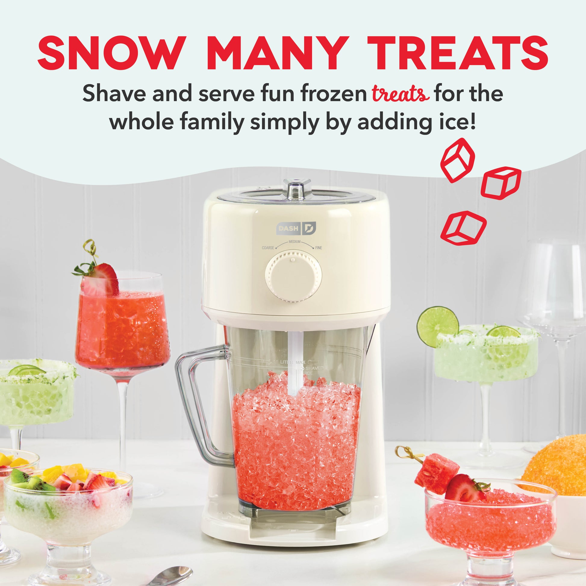 Deluxe Shaved Ice & Slushy Maker Specialty Appliances Dash