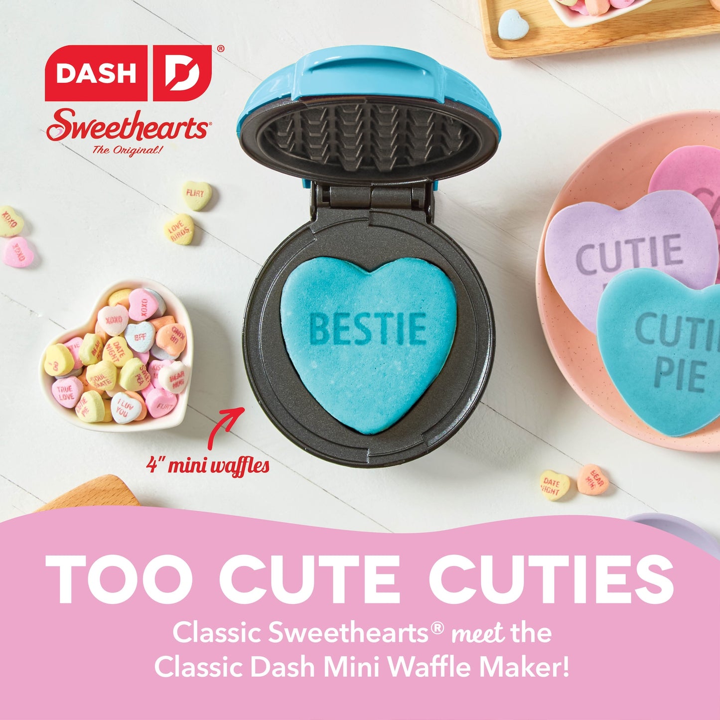 Dash x Sweethearts® Mini Waffle Maker mini makers Dash