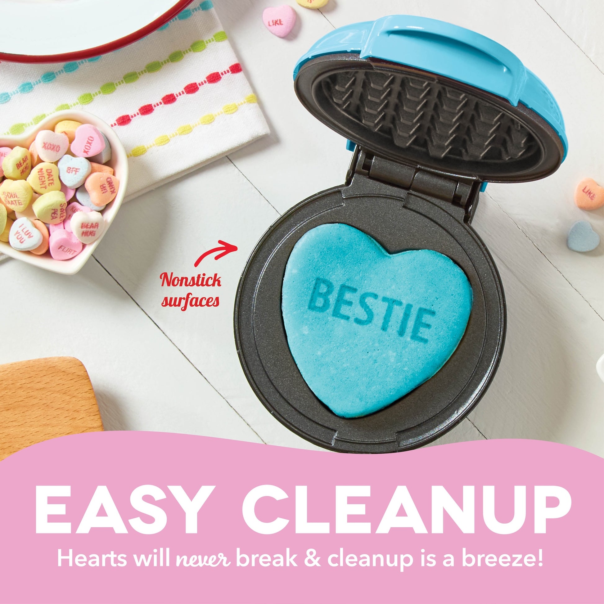 Dash x Sweethearts® Mini Waffle Maker mini makers Dash