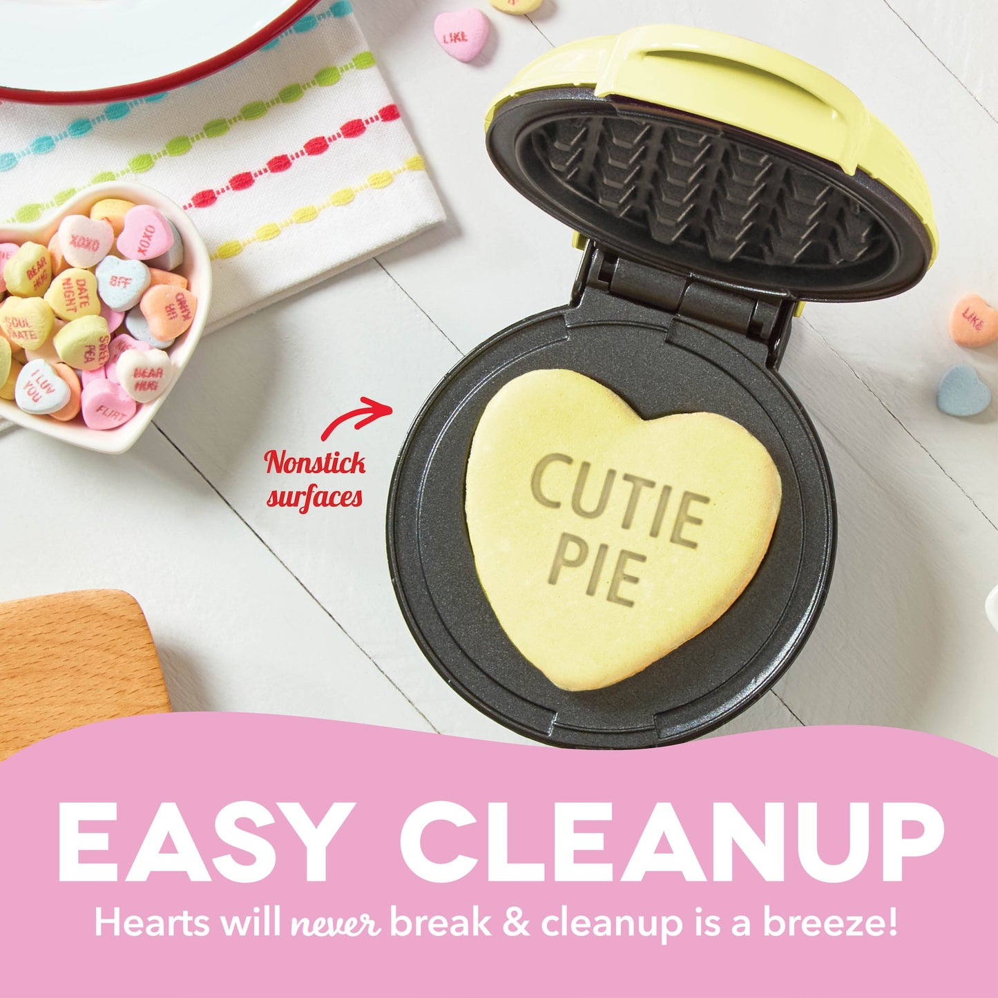 Dash x Sweethearts® Mini Waffle Maker mini makers Dash