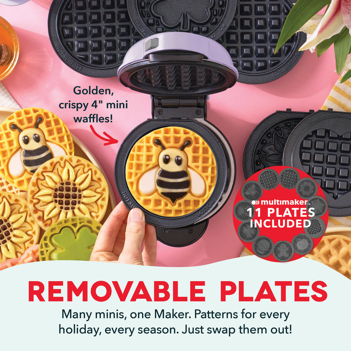MultiMaker® Mini Maker All-Year Plate Bundle mini makers Dash