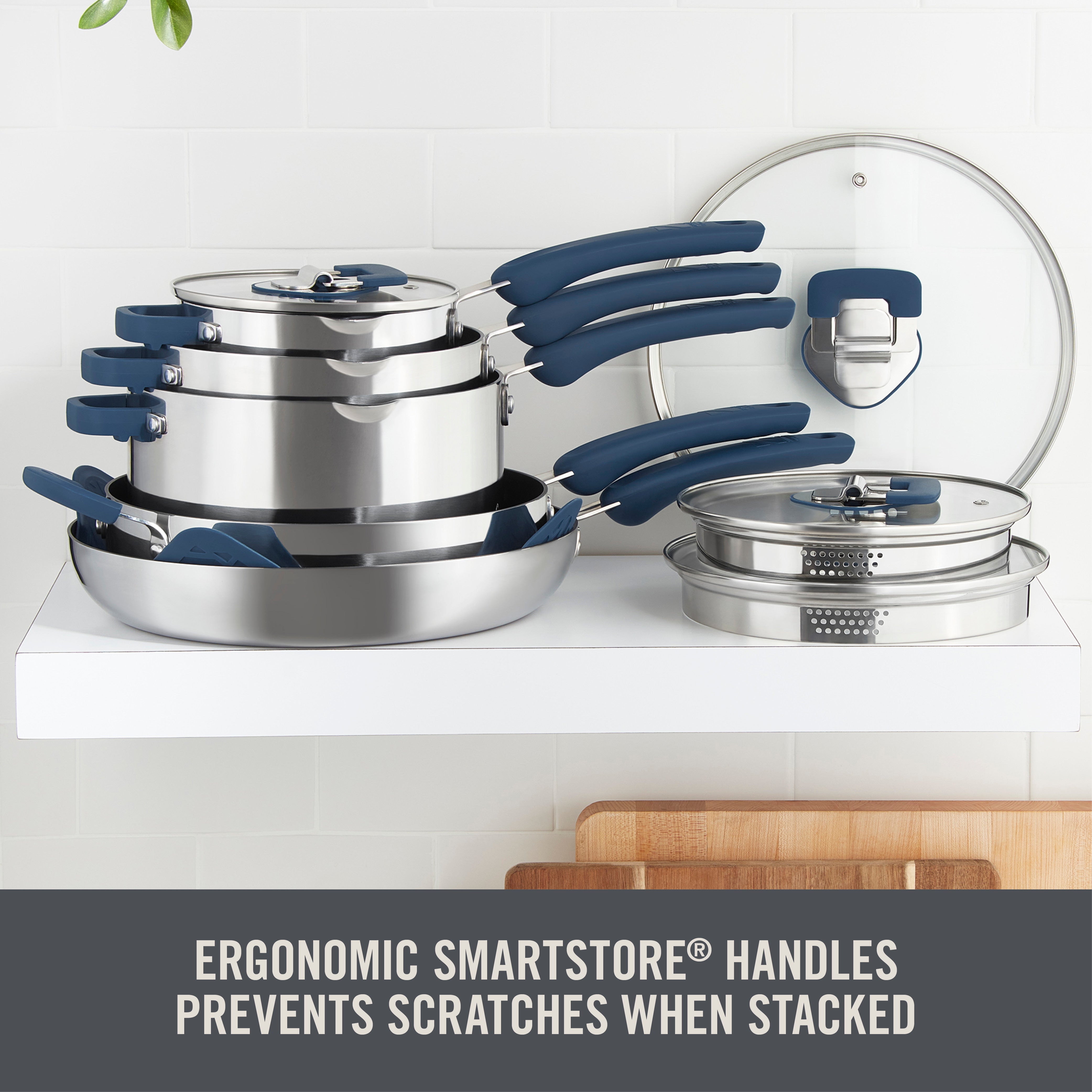 Stainless steel outlet bakeware set