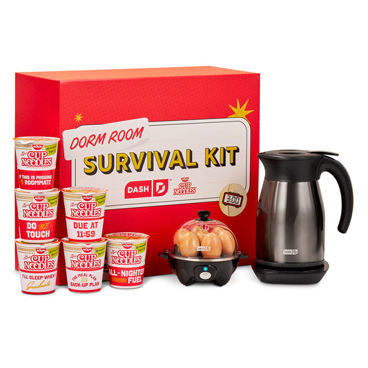 Cup Noodles x Dash Dorm Survival Kit egg-cookers Dash