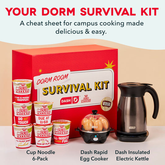 Cup Noodles x Dash Dorm Survival Kit egg-cookers Dash