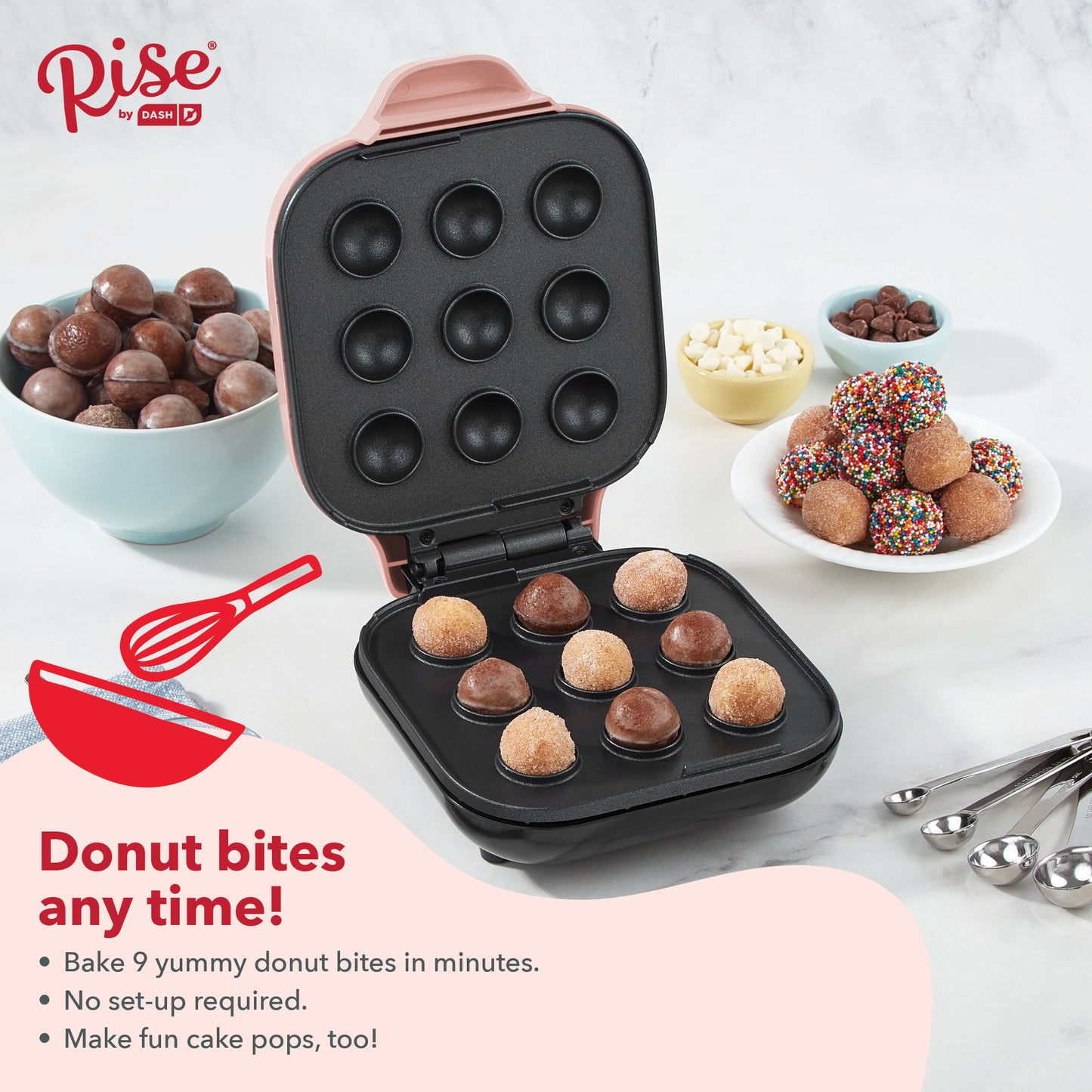 Rise by Dash Donut Bite Maker Specialty Rise by Dash   