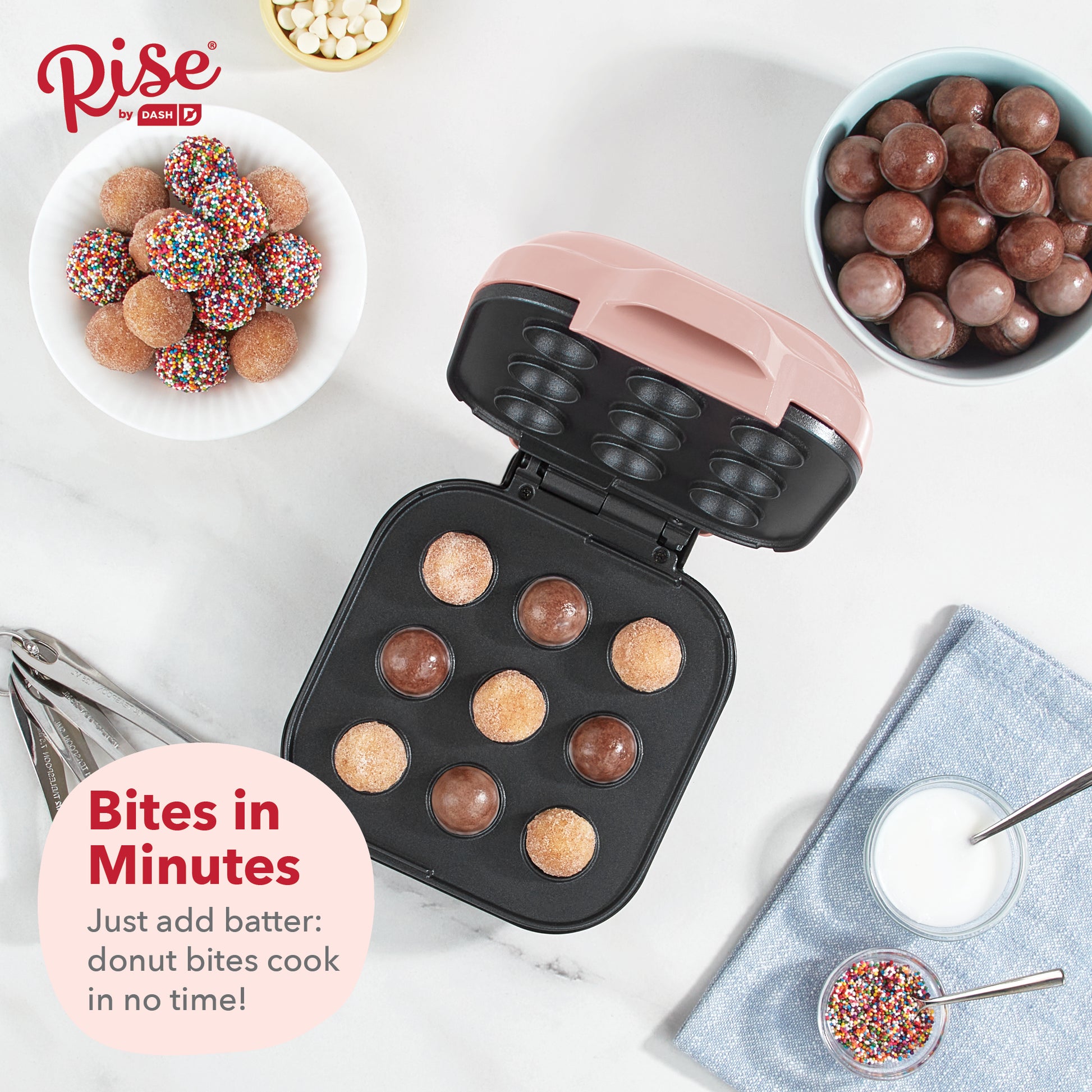 Rise by Dash Donut Bite Maker Specialty Rise by Dash   