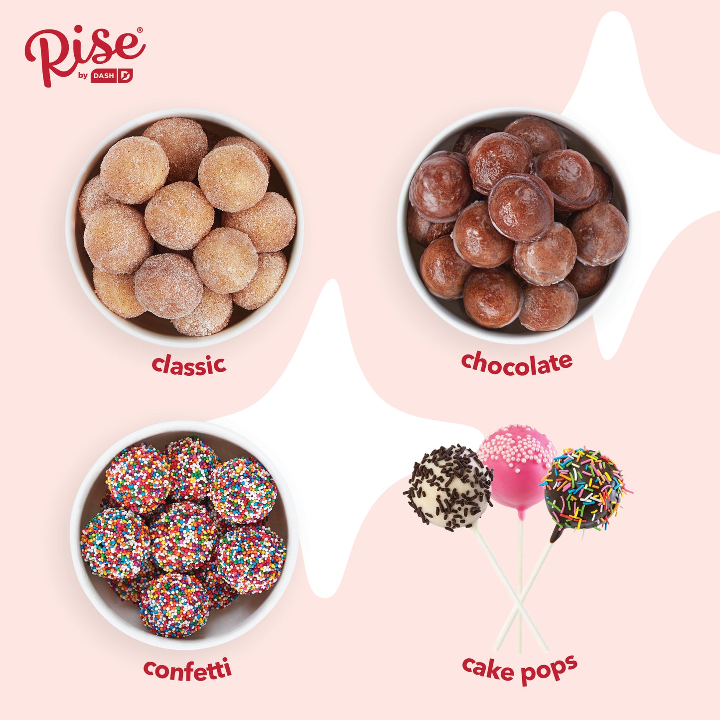 Rise by Dash Donut Bite Maker Specialty Rise by Dash   