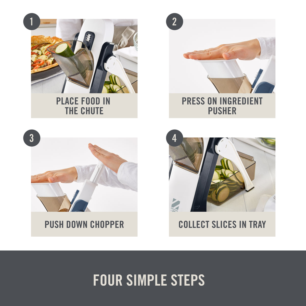 Zakarian by Dash Safe Slice® Mandoline Tools and Gadgets Zakarian by Dash