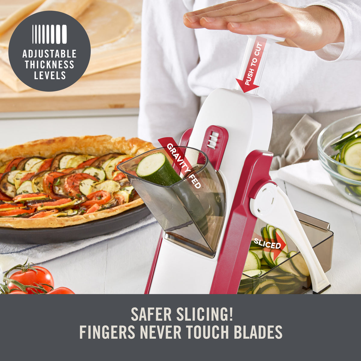 Zakarian by Dash Safe Slice® Mandoline Tools and Gadgets Zakarian by Dash