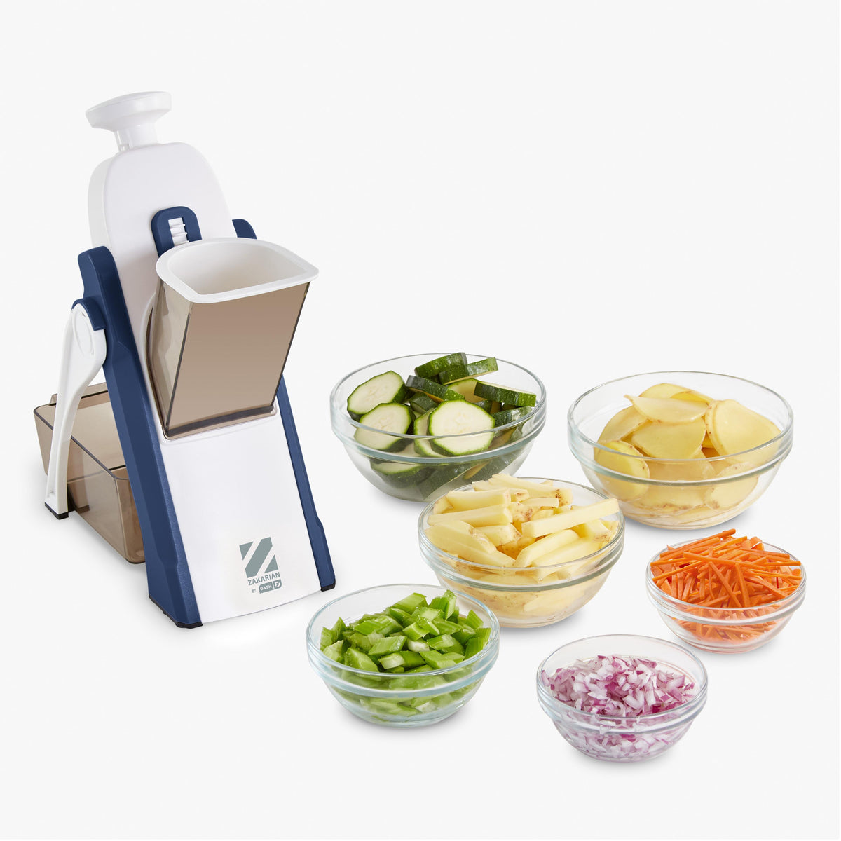 Zakarian by Dash Safe Slice® Mandoline Tools and Gadgets Zakarian by Dash Zakarian Blue