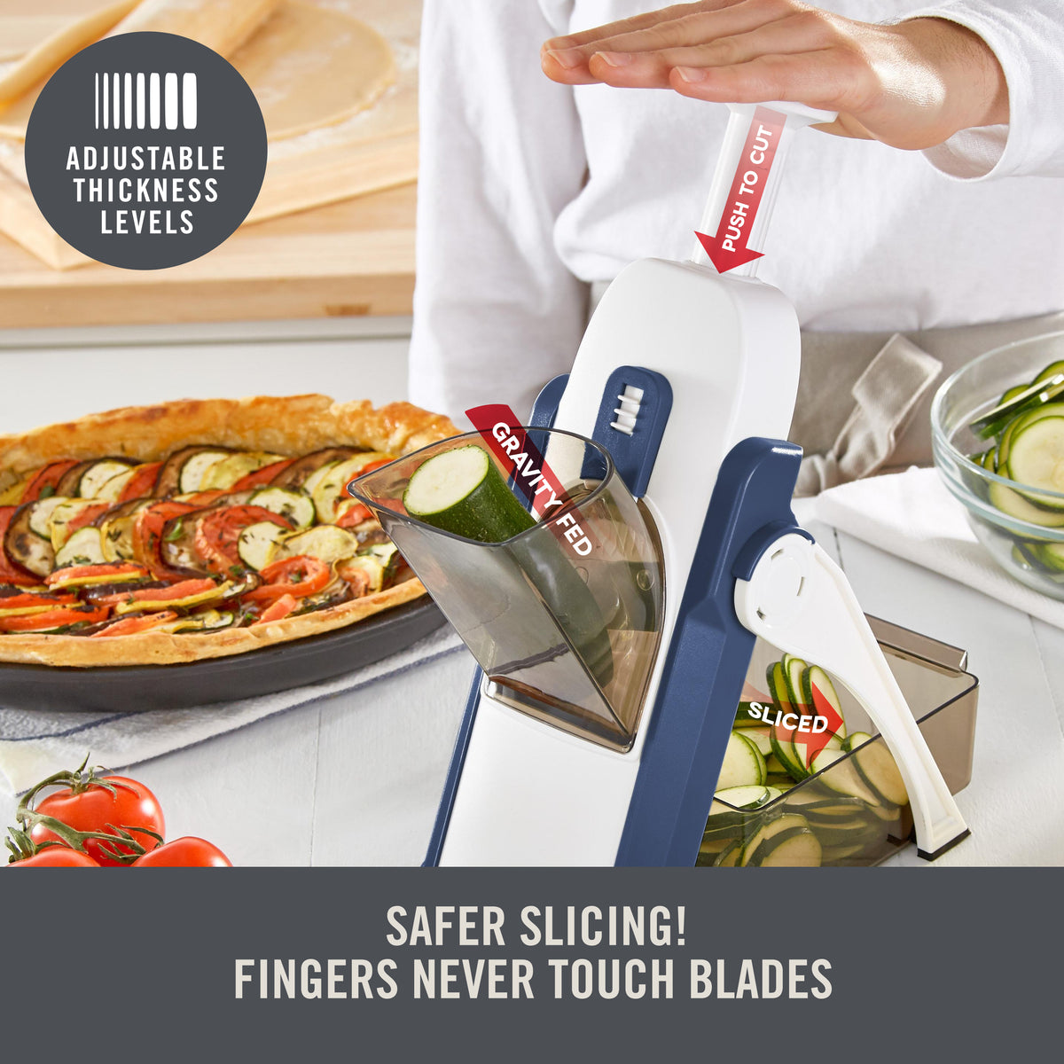 Zakarian by Dash Safe Slice® Mandoline Tools and Gadgets Zakarian by Dash