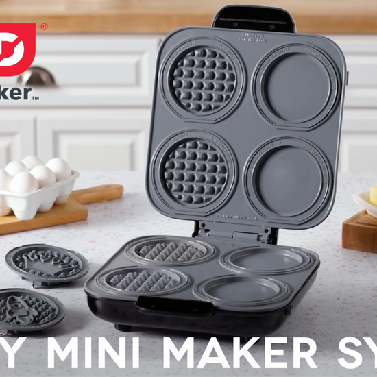 MultiMaker® Family Mini Maker System Waffle Maker Dash