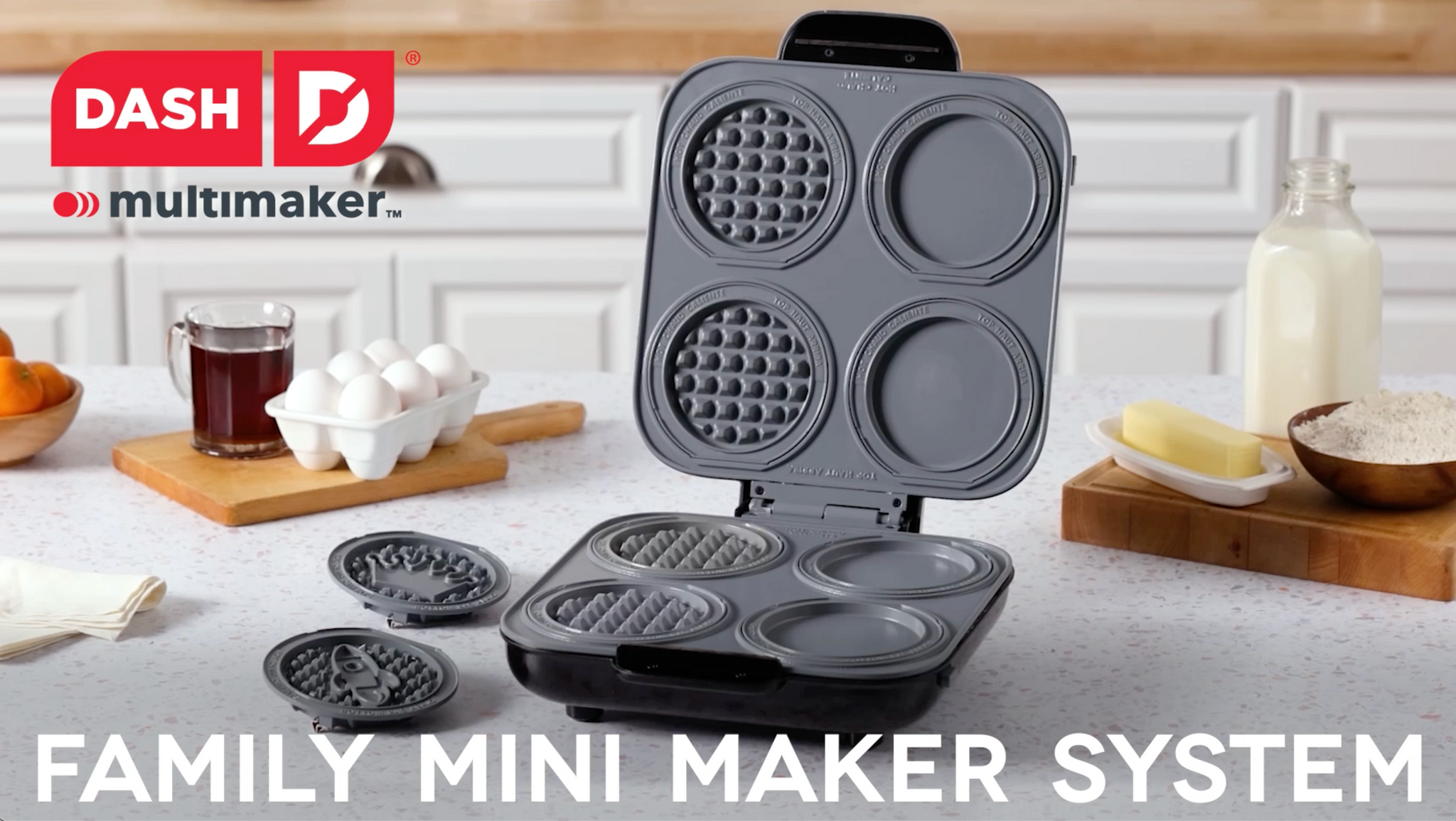 MultiMaker® Family Mini Maker System Waffle Maker Dash