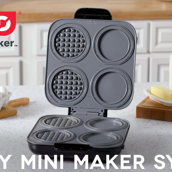 MultiMaker® Family Mini Maker System Waffle Maker Dash