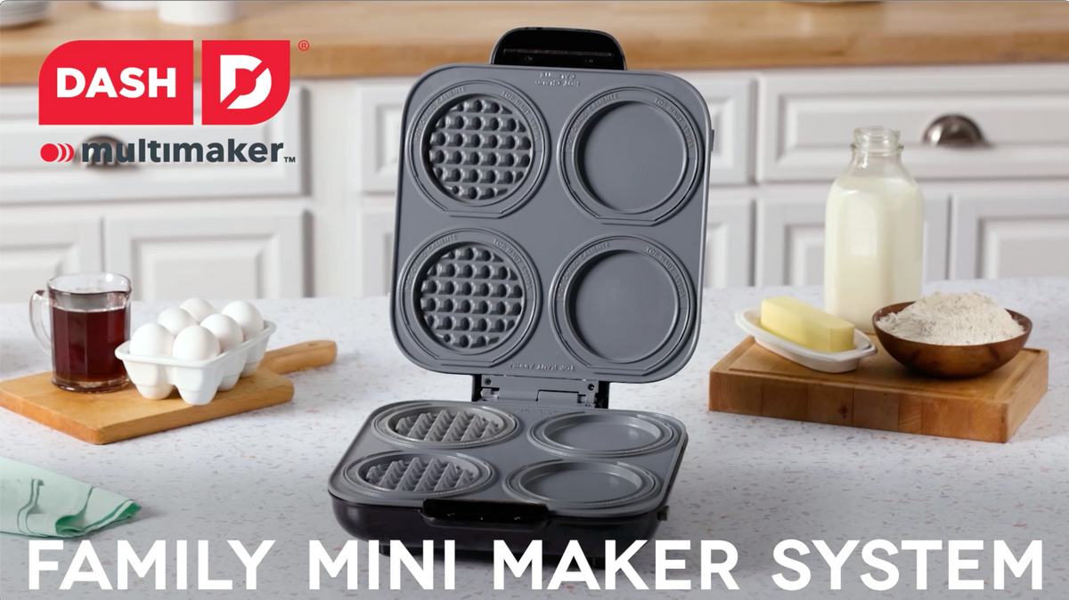 MultiMaker® Family Mini Maker System Waffle Maker Dash
