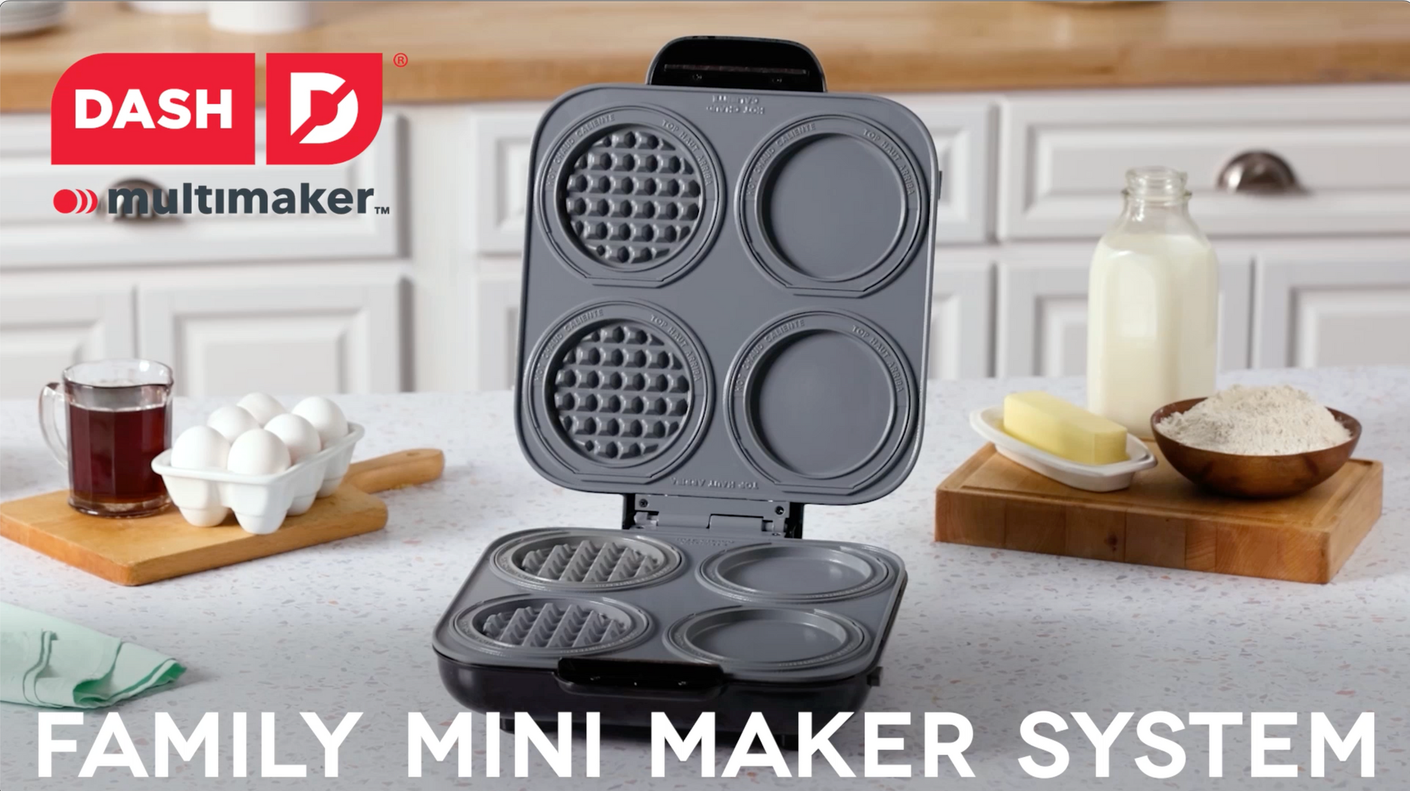 MultiMaker® Family Mini Maker System Waffle Maker Dash