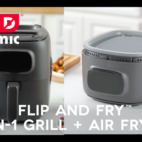 Flip & Fry™ Digital 2-in-1 Grill + Air Fryer Air Fryer Dash