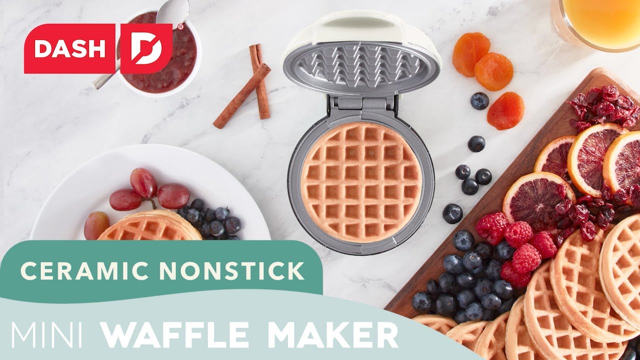 Ceramic Nonstick Mini Waffle Maker