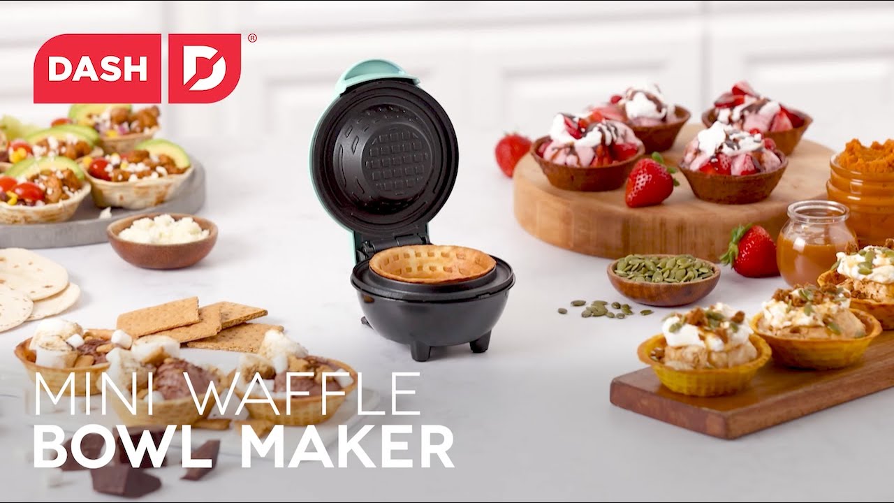 Waffle Bowl Maker | Mini | Dash