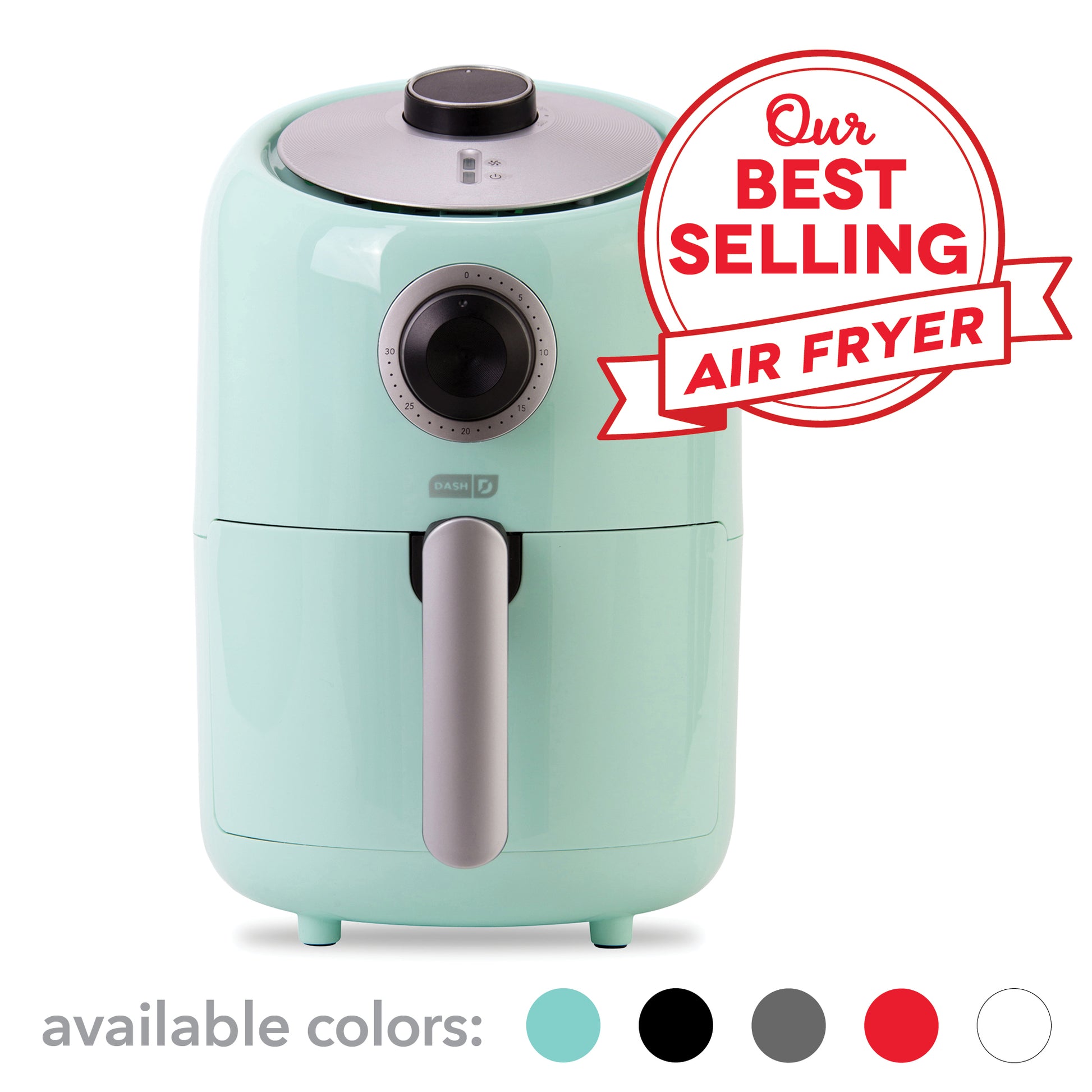 Compact Air Fryer 2Qt. Air Fryer Dash Aqua  