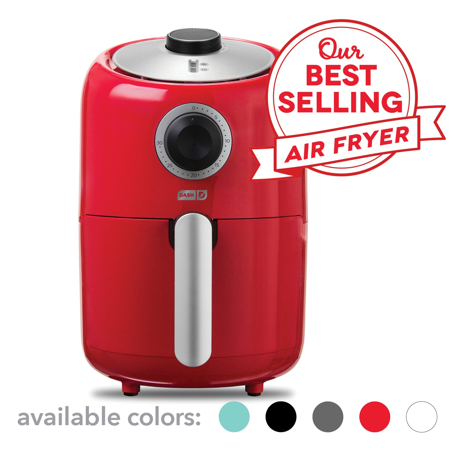 Compact Air Fryer 2Qt. Air Fryer Dash Red  