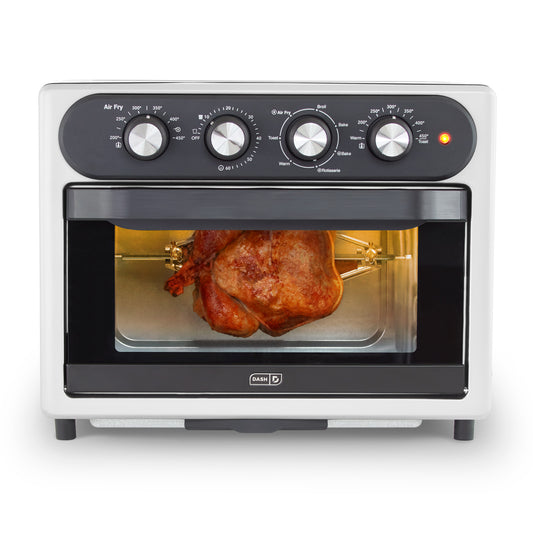 Chef Series Air Fryer Oven With Rotisserie 23L Toasters and Ovens Dash Stainless Steel  