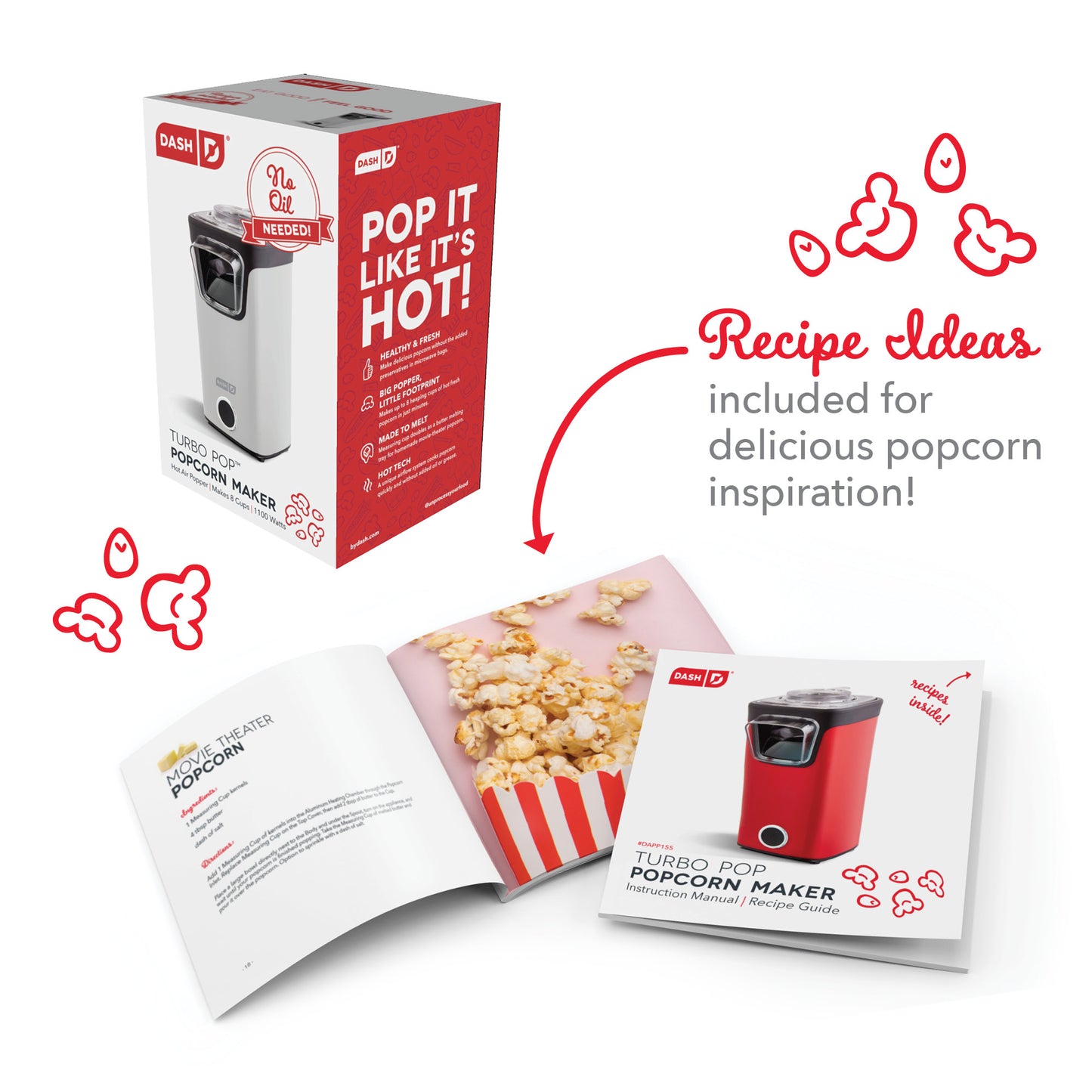 Turbo Pop Popcorn Maker Popcorn Makers Dash   