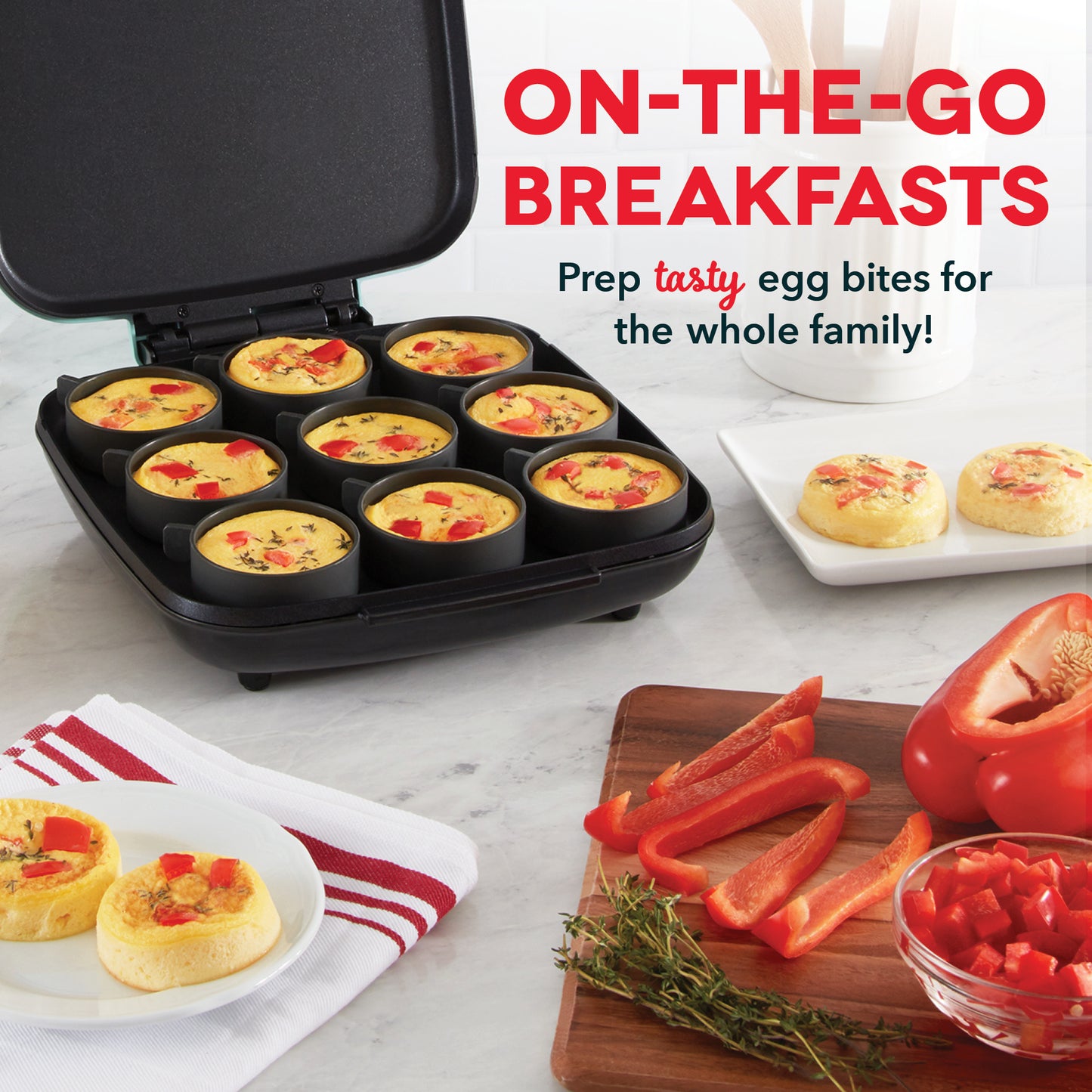 Family Size Egg Bite Maker egg-cookers Dash   