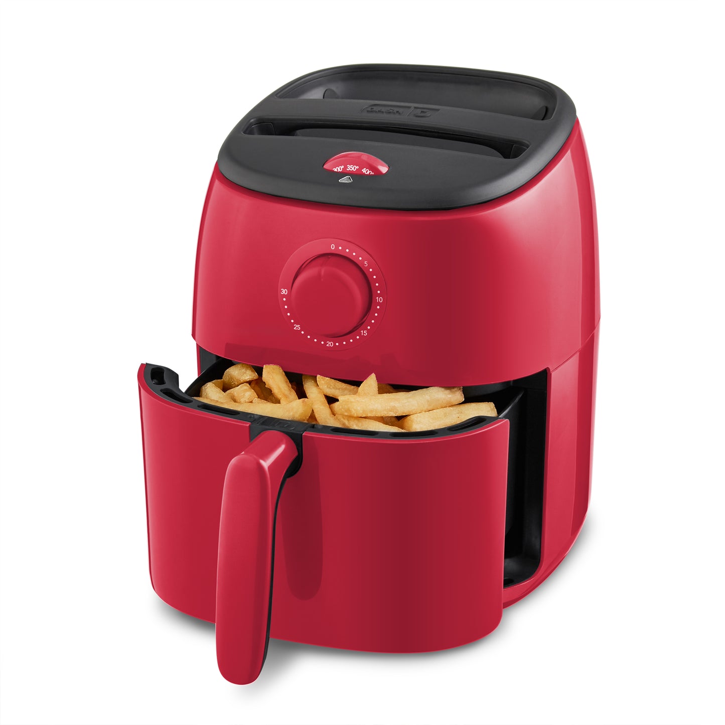Tasti-Crisp™ Air Fryer 2.6Qt. Air Fryer Dash Red With Temperature Control 