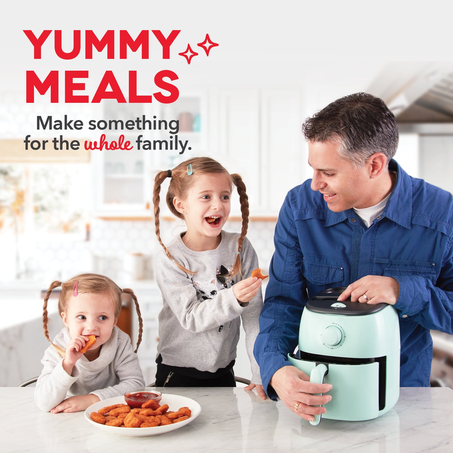 Tasti-Crisp™ Family Size Air Fryer 6 Qt. Air Fryer Dash   