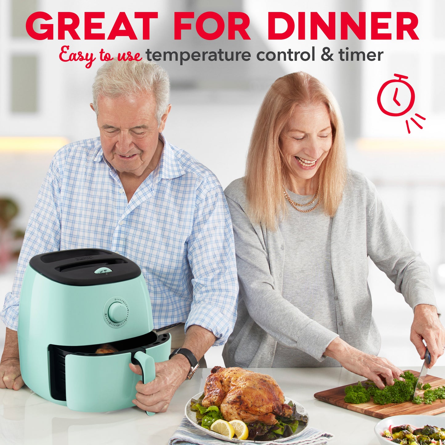 Tasti-Crisp™ Family Size Air Fryer 6 Qt. Air Fryer Dash   