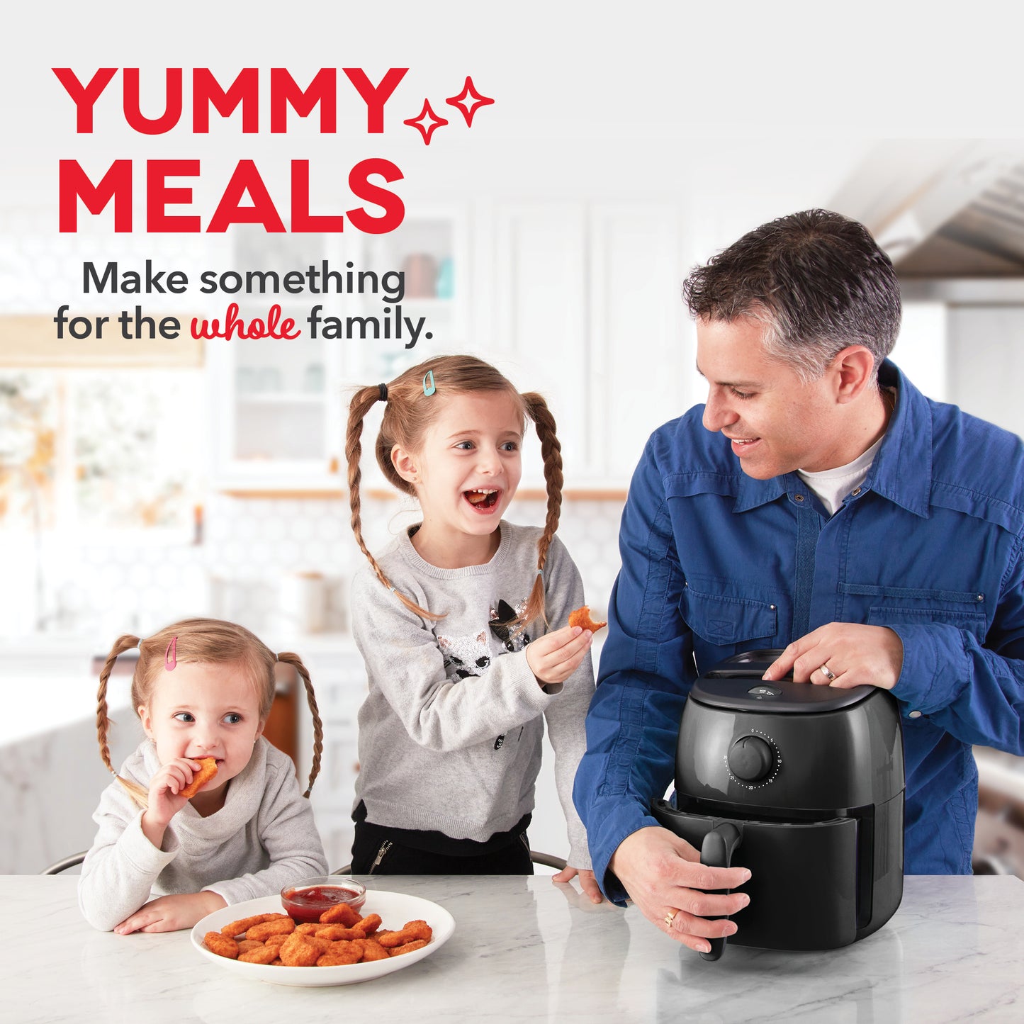 Tasti-Crisp™ Family Size Air Fryer 6 Qt. Air Fryer Dash   